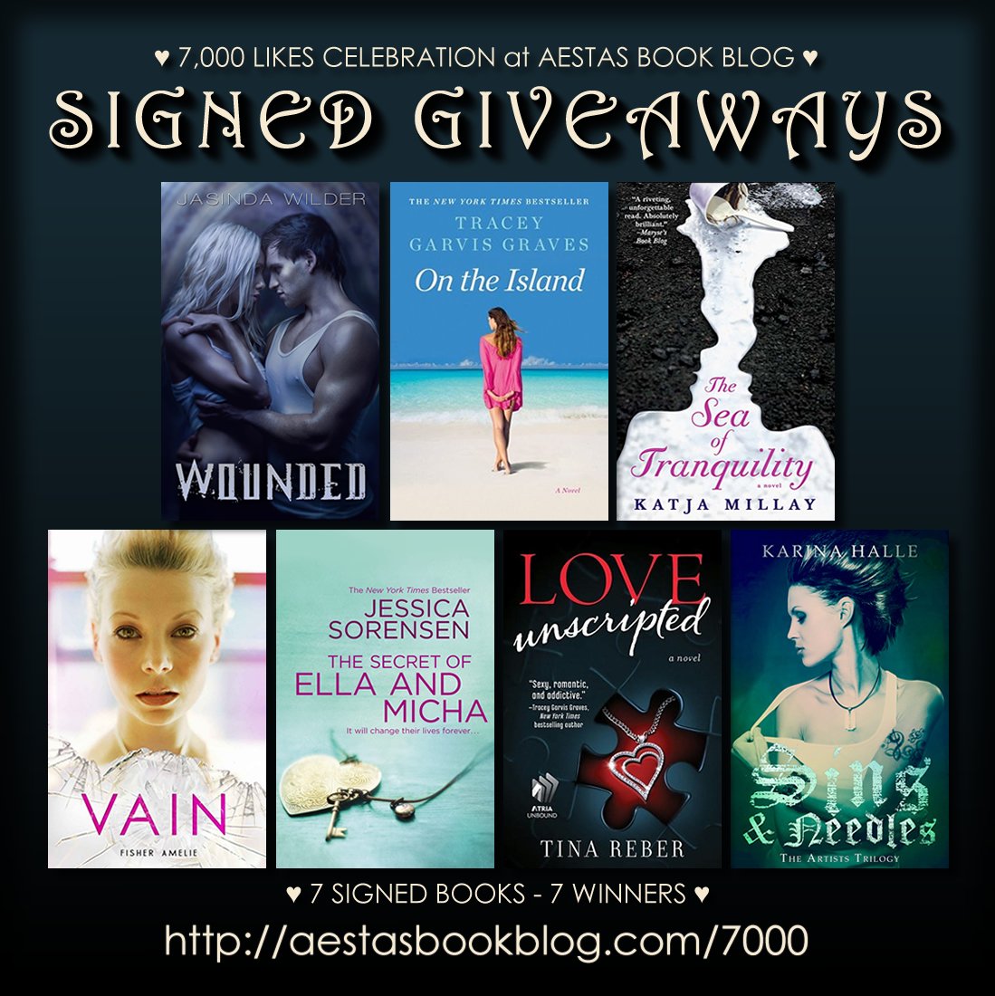 SIGNED BOOK GIVEAWAY CELEBRATION!!!