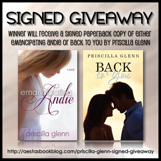 SIGNED GIVEAWAY of BACK TO YOU or EMANCIPATING ANDIE