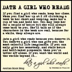 Date a girl who reads