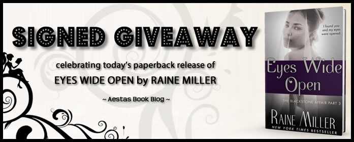 SIGNED GIVEAWAY of THE BLACKSTONE AFFAIR SERIES by Raine Miller