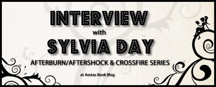 Sylvia Day Video Interview with Aestas Book Blog about Afterburn/Aftershock & Crossfire