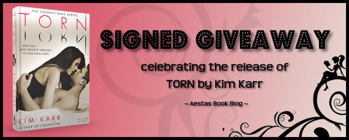 SIGNED GIVEAWAY of TORN & Author Interview