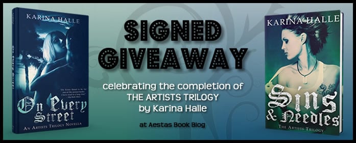 SIGNED GIVEAWAY — SINS & NEEDLES + ON EVERY STREET