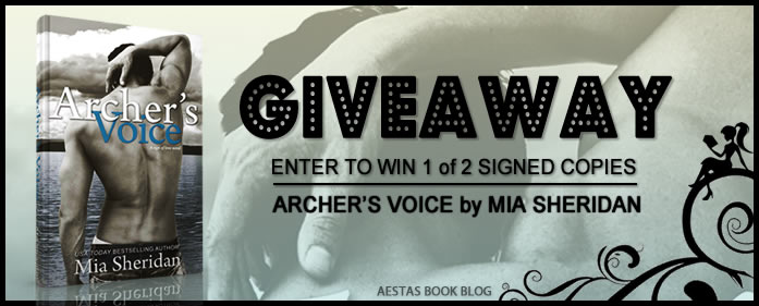 SIGNED GIVEAWAY — ARCHER’S VOICE by Mia Sheridan