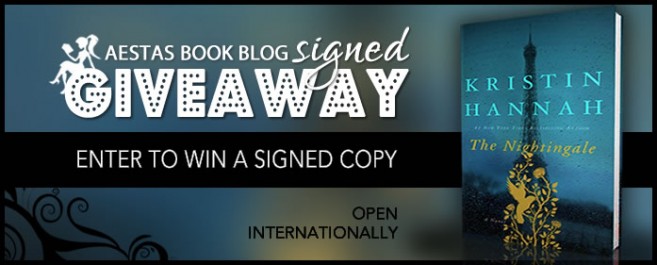 SIGNED GIVEAWAY — THE NIGHTINGALE by Kristin Hannah