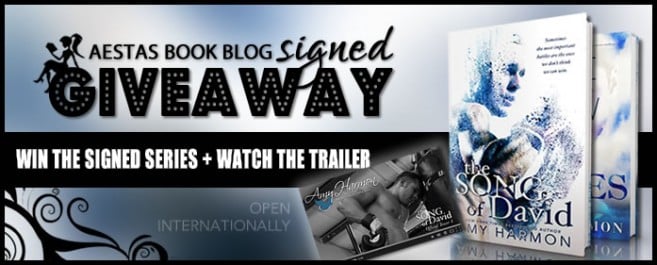 SIGNED GIVEAWAY & TRAILER — THE SONG OF DAVID by Amy Harmon