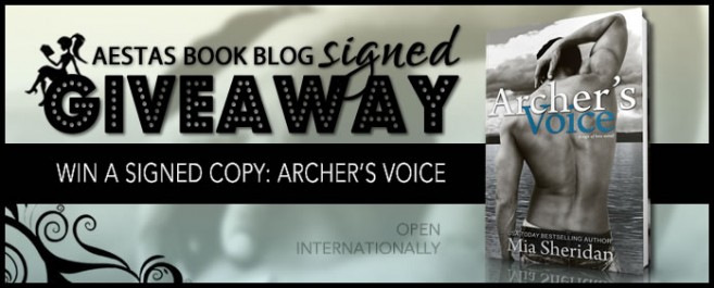 SIGNED GIVEAWAY — ARCHER’S VOICE by Mia Sheridan!!!